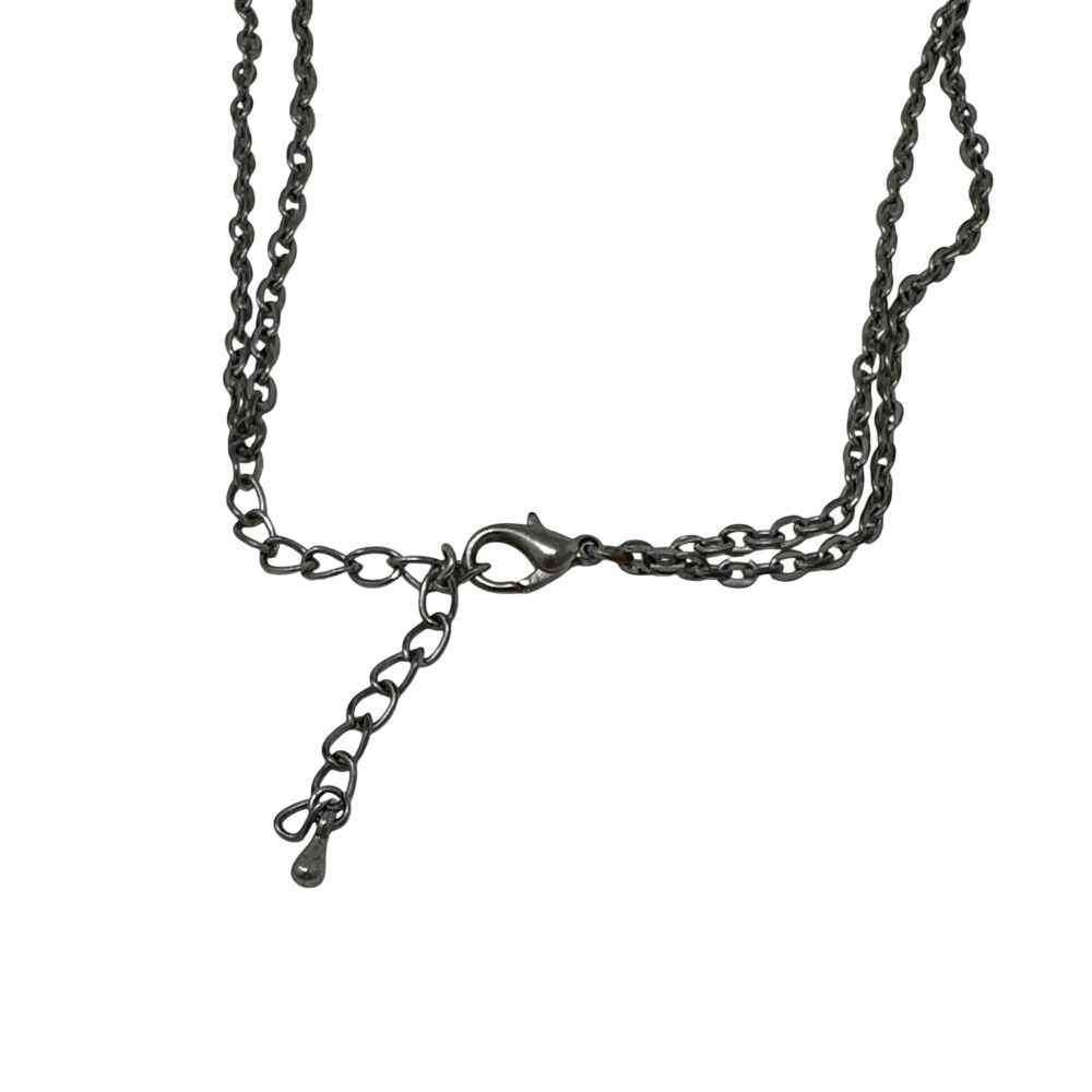 Elegant Silver and Pearl Beaded Layered Necklace - Picture 3 of 4